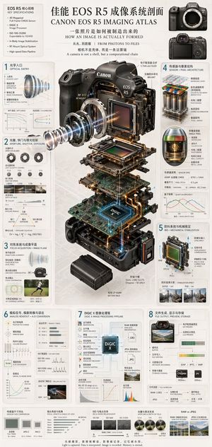 Generates a highly detailed, multi-panel technical infographic featuring...