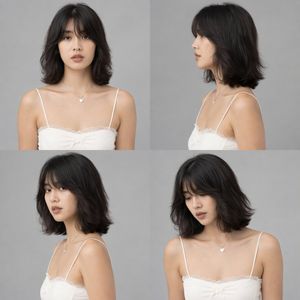 Transforms a single reference portrait into a colorized, multi-angle cha...