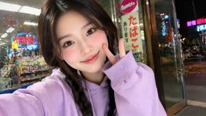 A detailed photorealistic prompt for generating a youthful portrait with...