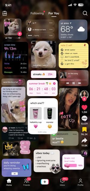 A conceptual prompt for creating a stylized user interface themed around...