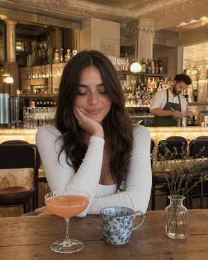 This prompt generates a warm, photorealistic lifestyle portrait of a wom...