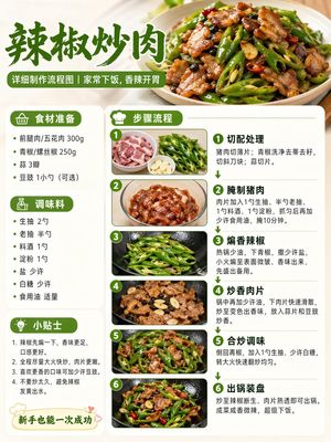 A concise prompt for generating a realistic recipe cooking process diagr...