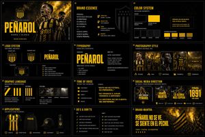 A prompt used to generate a full brand identity kit, here applied to a s...