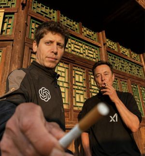 This prompt generates a realistic editorial-style photo of two anonymous...