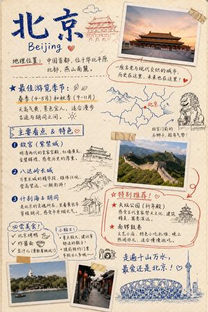 Generates a hand-drawn, bullet-journal style travel infographic featurin...
