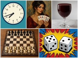 Generates a 5-panel grid featuring distinct subjects and art styles, use...