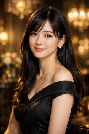 Generates a highly detailed, photorealistic portrait of a woman in an el...