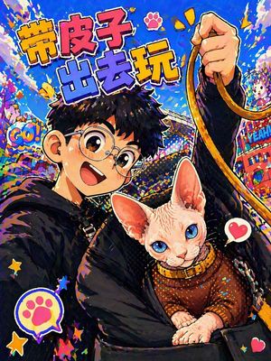 This prompt generates a colorful anime-style selfie poster of a person t...