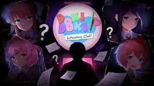 Generates a composite gaming video thumbnail featuring a central silhoue...